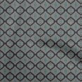 thumbnail image 1 of oneOone Silk Tabby Black Fabric Damask Craft Projects Decor Fabric Printed By The Yard 42 Inch Wide, 1 of 5