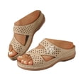 thumbnail image 3 of DAFEI Sandales de Plage Sandales pour Femmes Sandales de Plage pour Dames Chaussures Compensées d'Été Pantoufles pour Femmes Sandales Bohèmes Chaussures Mode, 3 of 8