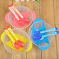 thumbnail image 3 of Baby Food Set Sucker Bowl Spoon Temperature Sensing Baby Tableware Learning Dishes Help Food Bowl Children Feeding Bowl, 3 of 4