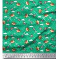 thumbnail image 1 of Soimoi Cotton Voile Fabric Dot,Cloud & Bird Cartoon Print Fabric by Yard 42 Inch Wide, 1 of 3