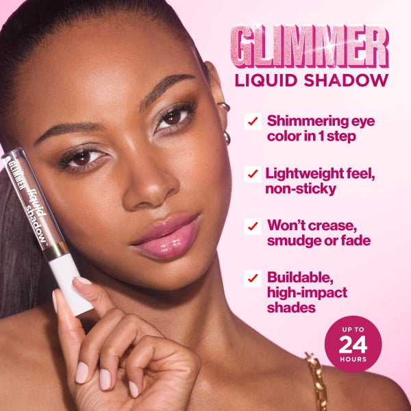 Ombre à paupières liquide Revlon Glimmer, Ombre à paupières scintillante, 202 Univers brillant, 3ml