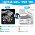 thumbnail image 5 of Push Pins Count in Reusable Box for Bulletin Boards And Wall Displays Plastic Head, 5 of 5