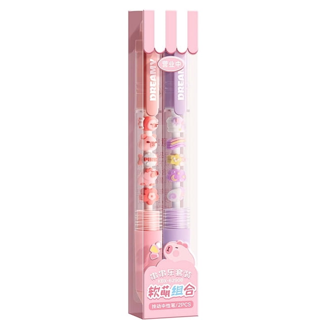 B Erasable Pen Set B 2 Pens Per Pack 10Ml Plastic #9779b