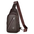 thumbnail image 2 of RKSTN Storage and Organization Strap Bag Crossbody Backpack With USB Hole With Headphone Hole Strap Backpack Hiking Backpack Multipurpose Crossbody Chest Bag Storage Bins, 2 of 8