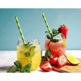 thumbnail image 2 of CTIGERS Bamboo Print Biodegradable Drinking Paper Straws for Party Box of 100 by CTIGERS, 2 of 8