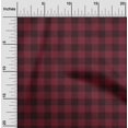 thumbnail image 1 of oneOone Cotton Silk Red Fabric Gingham Check Sewing Craft Projects Fabric Prints By Yard 42 Inch Wide, 1 of 4