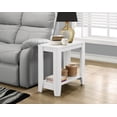 thumbnail image 2 of Monarch Specialties Accent Table, Side, End, Nightstand, Lamp, Living Room, Bedroom, Laminate, White, Transitional, 2 of 2