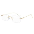 thumbnail image 1 of PENGXIANG Blue Light Blocking Glasses Anti Eye Strain Rimless Fashion Glasses for Reading Play Compute, 1 of 2