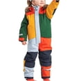 thumbnail image 1 of Kids Girls Boys Waterproof Colorful Siamese Snowsuits Ski Suits Jackets Winter Jumpsuits, 1 of 5