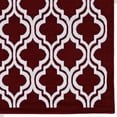 thumbnail image 3 of Capri Quatrefoil Red & Cream 6' 5" x 9' 3" Area Rug, 3 of 5