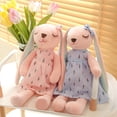 thumbnail image 2 of mmirethe Easter Rabbits Soft And Fluffy P Toys For Children Carefully Crafted. Soft And Fluffy Fur pink 35cm, 2 of 6