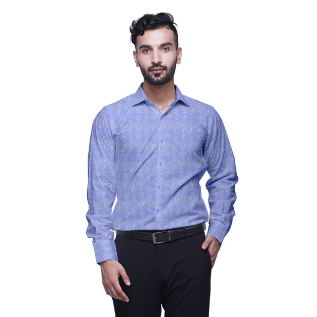 BESTMAN Long Sleeve Formal Shirt For Men Button Down Cotton Men Shirts