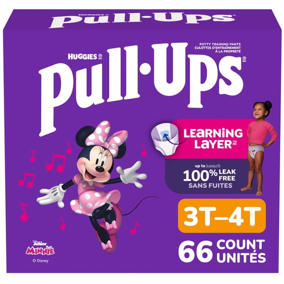 Sous-vêtements d’entraînement Pull-Ups pour filles, 3T–4T (32–40 lb) 66 sous-vêtements