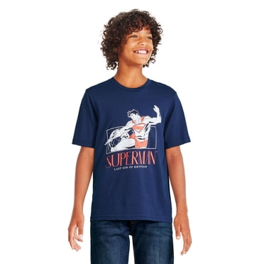 DC Boys' Superman Short Sleeve Tee