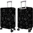 thumbnail image 4 of Travel Luggage Cover Suitcase Protector Fits 18-32 Inch Luggage Wheel Covers Patterned Travel Related Items Flower Luggage Protector Elastic Luggage Anti-scratch Suitcase Cover XL, 4 of 5
