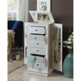 thumbnail image 2 of ACME Talor 6-Drawer Wooden Jewelry Armoire in White, 2 of 2