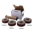 thumbnail image 3 of PEONAVET Boxed Abrasive Belt Abrasive Paper 4pc Sandpaper Variety Pack with Dispenser, 3 of 6