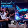 thumbnail image 4 of Lumio Mini Projector with WiFi and Bluetooth,Built-in Apps,Auto Focus,1080P Portable Projector,Supports TV Stick/PS5/HDMI, 4 of 10