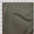 thumbnail image 3 of oneOone Cotton Poplin Fabric Leaves & Floral Block Printed Craft Fabric BTY 42 Inch Wide, 3 of 5