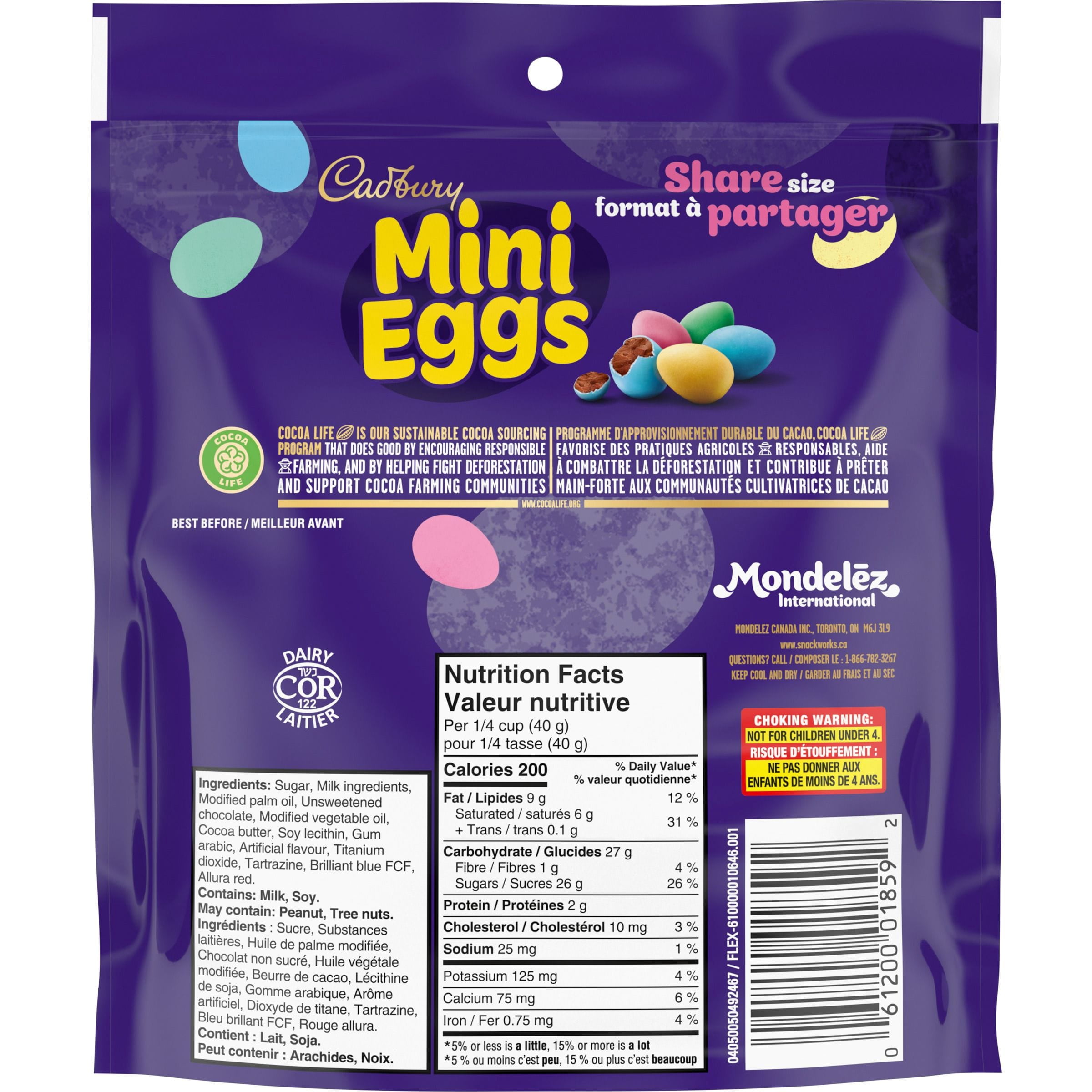 CADBURY Mini Eggs, CADBURY Mini Eggs Chocolatey Candy, CADBURY Mini Eggs Chocolate Bag, 342 g