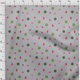 thumbnail image 3 of oneOone Silk Tabby Fabric Watermelon Fruit Printed Fabric 1 Yard 42 Inch Wide, 3 of 4