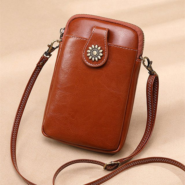 Sac à Bandoulière pour Femme en Cuir Véritable