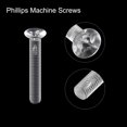 thumbnail image 4 of Unique Bargains M6x40mm Plastic Phillips Machine Screws, PC Flat Head Machine Bolts 10 Pack, 4 of 4