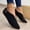 Black, variant on Bmisegm Women's Pointed Toe Suede Flock Casual Summer Flats Buckle Strap Loafers ShoesCasual Shoes for Women Black 37