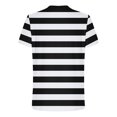 thumbnail image 3 of Pitauce T-Shirt à Manches Courtes Rayé pour Homme Col Ras du Cou Haut Basique Chemise Décontractée de Travail, 3 of 4