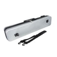 thumbnail image 2 of fastboy Étuis pour Queue de Piscine 1/2 Sac de Club Sac en PVC Noir Étui de Rangement Standard Indices Rigides Étanche Snooker Argent Verrouillable 85x12x18cm, 2 of 5