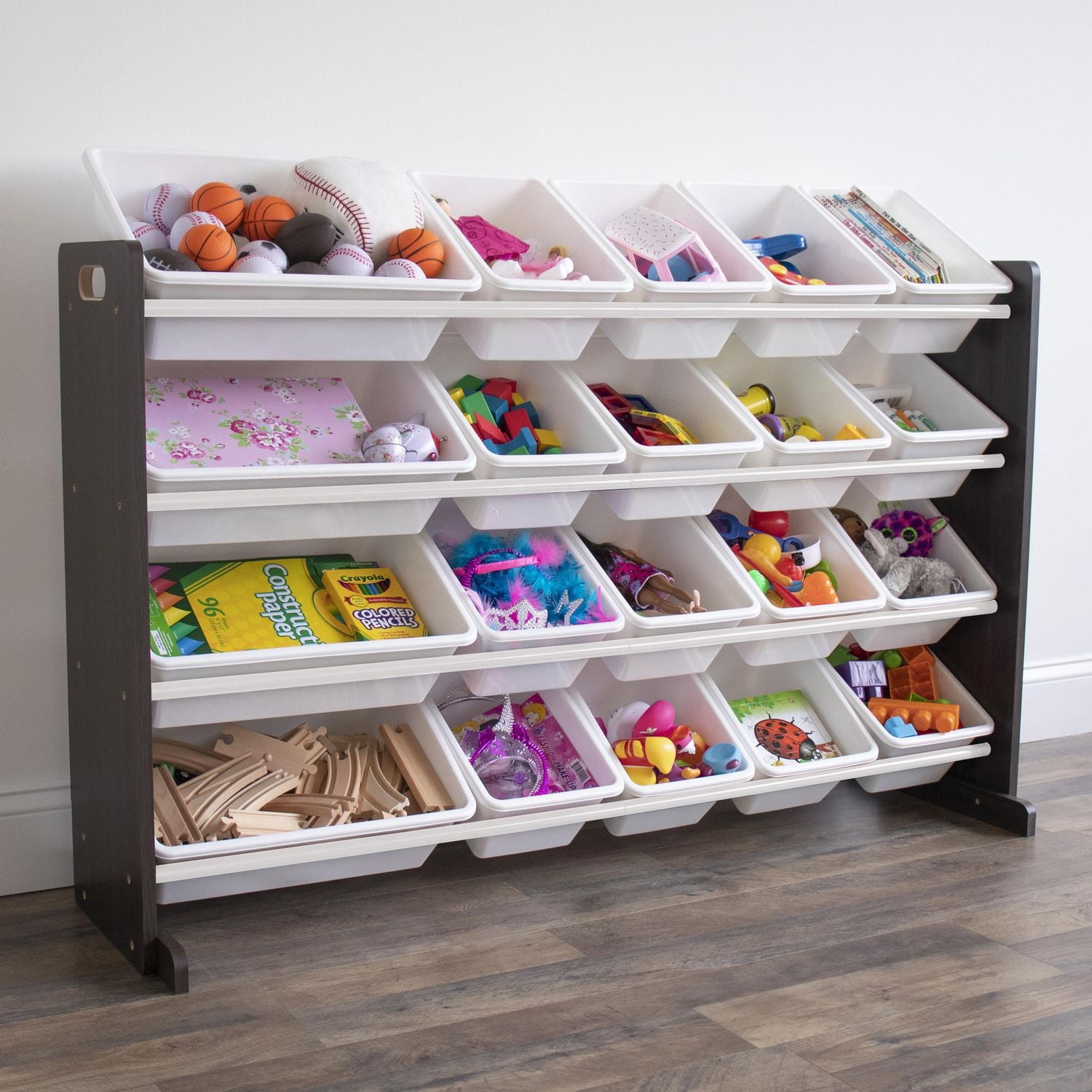 Humble Crew Extra Large Toy Storage Organizer with 20 Storage Bins