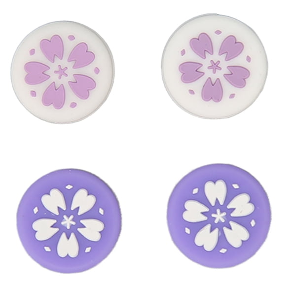 4PCS Cute Switch Thumb Grip for Switch OLED,Lite Console, Joystick Kawaii Soft Silicone Analog Stick Button Cover, for NS Joycon Controller