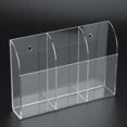thumbnail image 4 of Herwey Remote Control Holder, Acrylic Air Conditioner Remote Control Holder Case Storage Box Wall Mount, 4 of 7