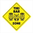 thumbnail image 1 of SignMission X-TIKI BAR Panneau de Traversée Zone Xing 12 x 12 Po - Tiki BAR, 1 of 1