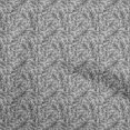 thumbnail image 1 of oneOone Coton Soie Gris Tissu Floral Rétro Robe Tissu Tissu Imprimé par la Cour 42 Pouces de Large, 1 of 5