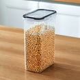thumbnail image 1 of EGNMCR Storage Bins, Storage Containers Clear Airtight Food Storage Container With Lids Plastic Dry Food Canisters For Kitchen Pantry Organization And Storage Dishwasher Safe Storage Container, 1 of 6