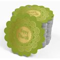 thumbnail image 4 of Inkdotpot 100 Pack Real Gold Foil Paper Tags Happy Diwali Favor Hang Tags, 4 of 6