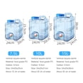 thumbnail image 5 of Container with Faucet Camping Equipment Outdoor Water Bucket for Hiking (10L), 5 of 5