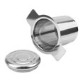 thumbnail image 2 of Tea Infuser with Lid Stainless Steel Coffee Herb Mesh Lid;Fine Mesh Coffee Filter Double Handle Loose Leaf Tea Strainer, 2 of 8