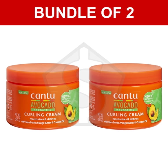 Bundle of 2 - CANTU Avocado Hydrating Curling Cream (12oz)
