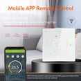 thumbnail image 3 of Wifi Smart Thermostat Temperature Controller Weekly Programmable Supports Touch Control/ Mobile App/ Voice Control Compatible With / Home, For Electric Floor Heating 16A Black, 3 of 7