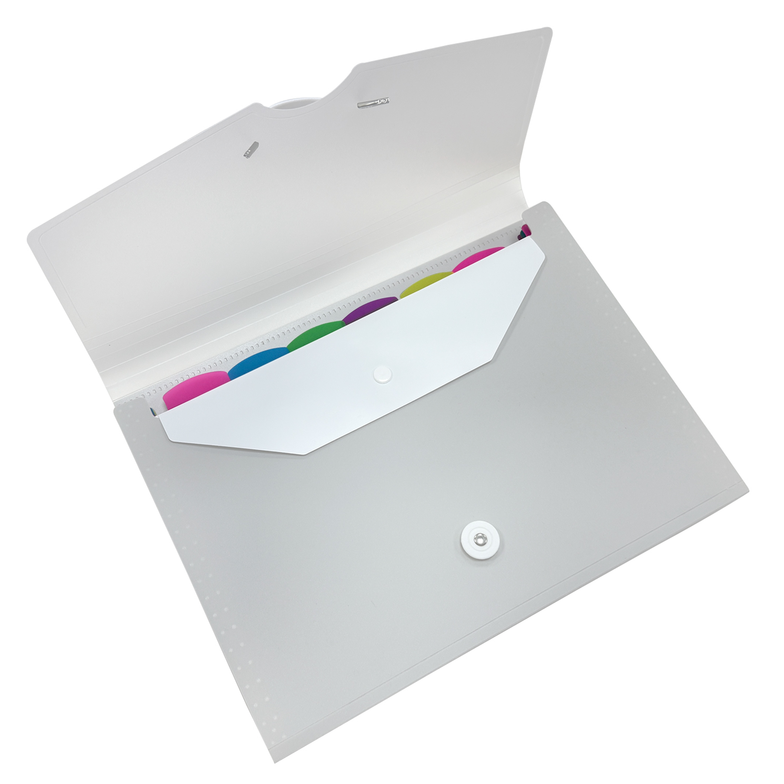 Pen+Gear 7-Pocket Poly organisateur de fichiers en expansion, gris, nouveau autoportant