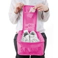 thumbnail image 2 of Jubipavy Portable Travel Multifunctional Storage Carrying Box Korean Shoes Foldable Shoe Storage Bag Hand Carrying Shoe Organizer, 2 of 9