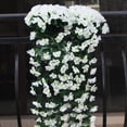 thumbnail image 1 of LSLJS Artificial Flowers Fashion Household Violet Wall Hanging Violet Artificial Flower Decoration Simulation Wall, 1 of 2