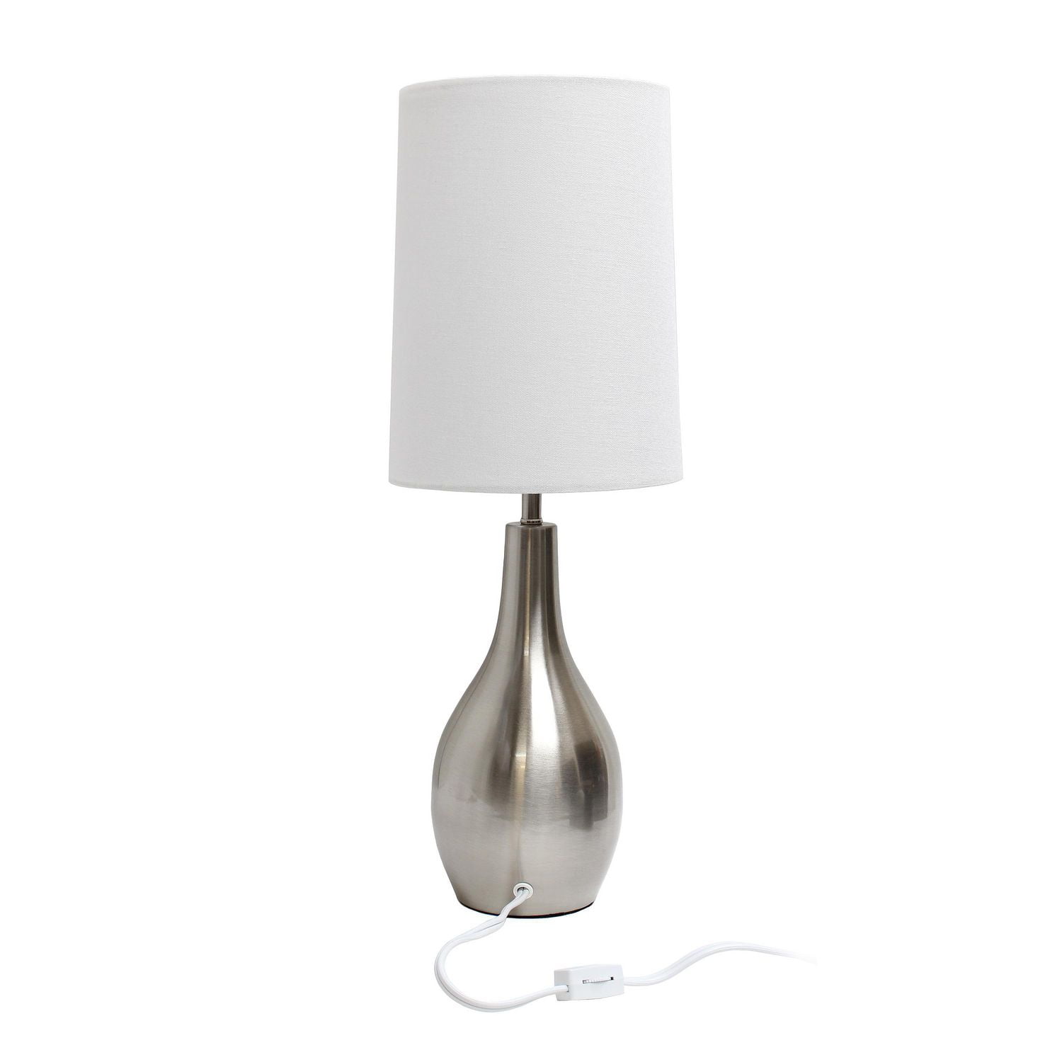 Simple Designs 1 Light Tear Drop Table Lamp