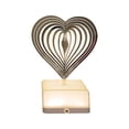 thumbnail image 1 of Christmas Table Lamp for Bedroom – Rotating Ambient Night Light with 16-Color Dimming, USB Charging, Remote and App Control, Acrylic and Metal Design, 1 of 1