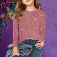 thumbnail image 2 of Plebaso Chemises à Manches Longues Imprimé Filles Garçons Col Rond Blouses Décontractées Mode Enfants Hauts Habillés pour Fête, 2 of 6