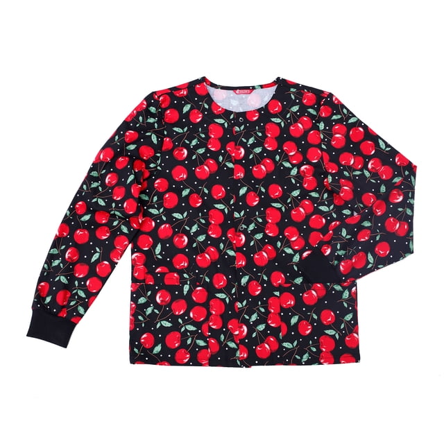 Womens Workwear Snap Front Warm-up Jacket