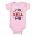thumbnail image 4 of WEAIXIMIUNG Mom Baby Clothes Men's Baby Shirt Short Sleeve Baseball Cartoon Print Cute Print Ha Solid Color Triangle Bag Fart Clothes 12-18 Months, 4 of 8
