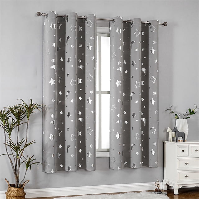 Tyidzon Rideaux Occultants Rideaux Paire de Panneaux de Rideau 63 Pouces L x 52 Pouces H Superposition de Rideau Rideaux Élégants pour Chambre Liquidation!